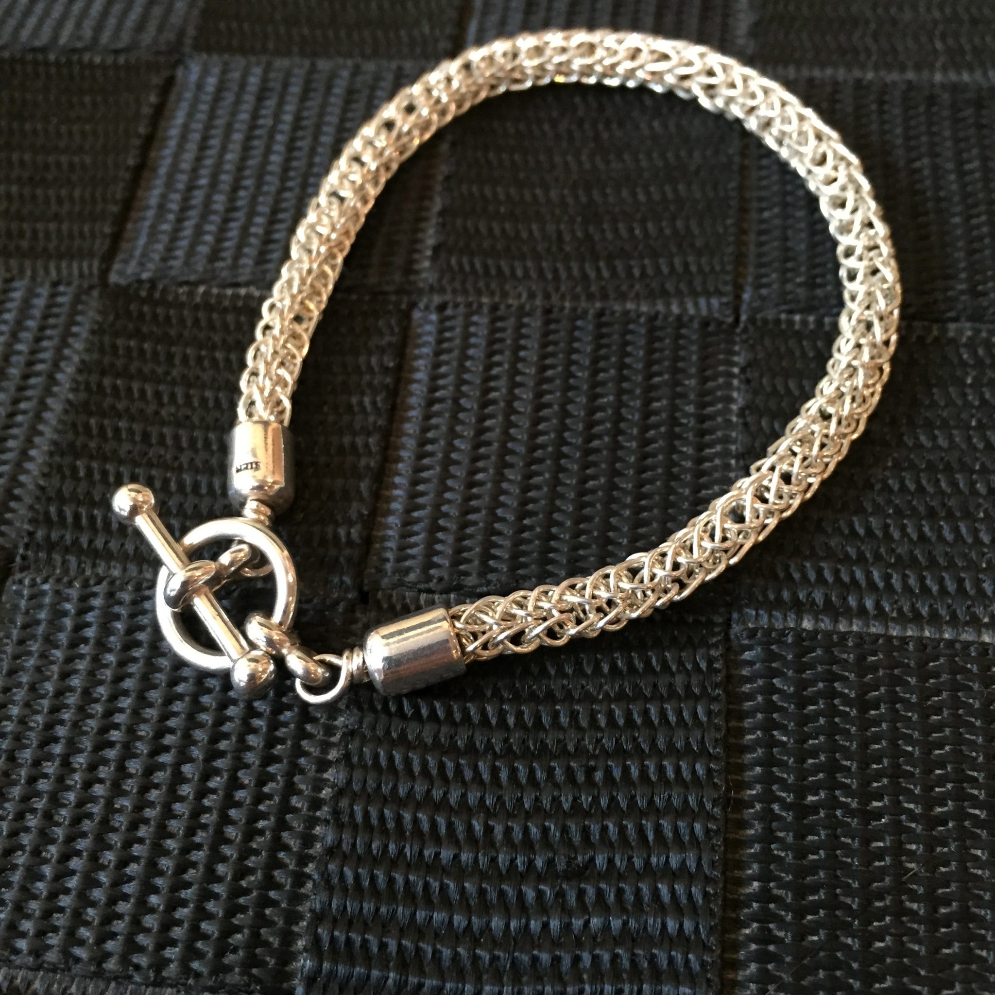 Viking Knit Chain Bracelet Marine Mills Folk School