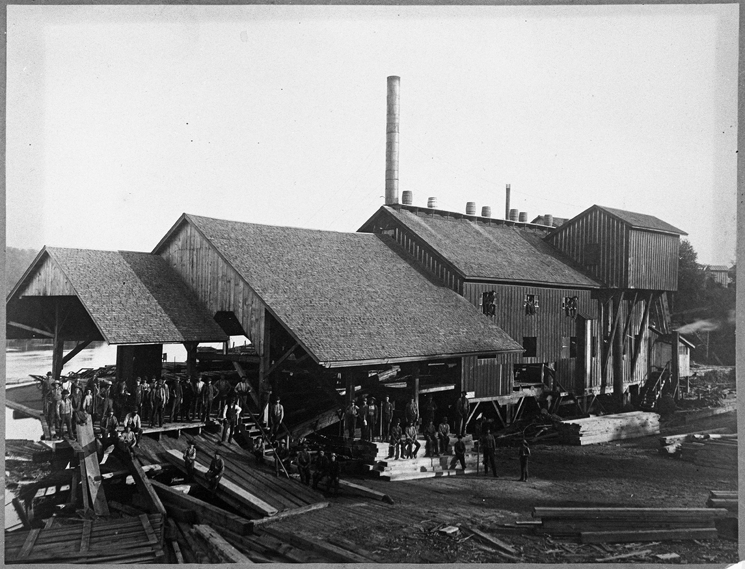 Sawmill in Marine MIlls courtesy of Minnesota Historical Society