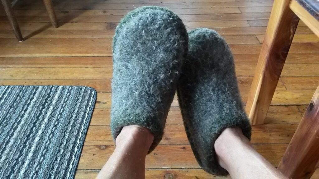 Felted Slippers 2