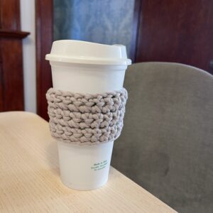 Crochet cup cozy