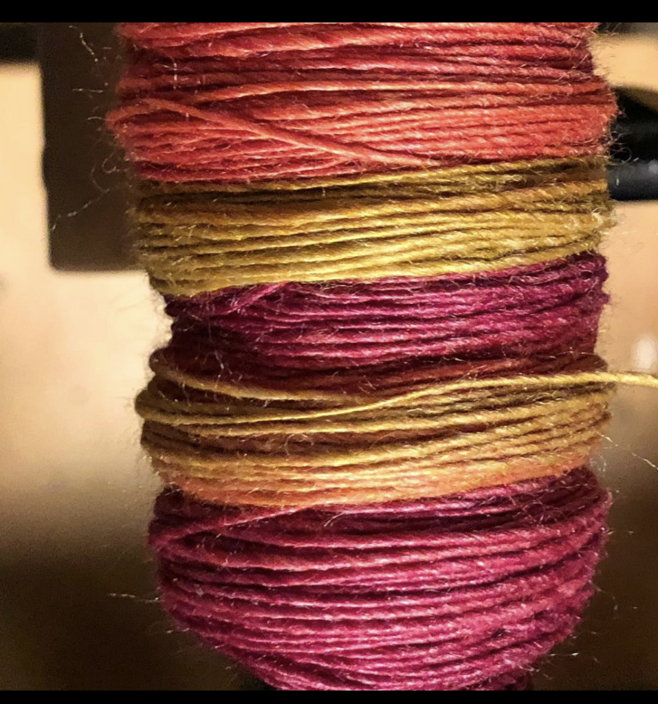 spinning wool yarn