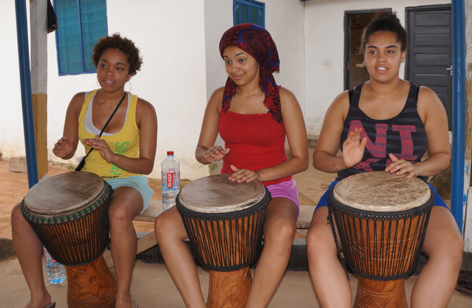 West African drumming