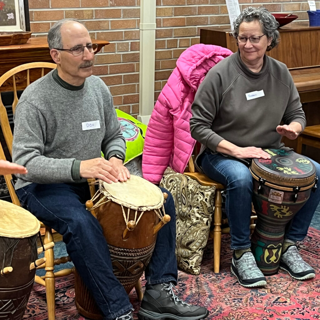 West African drumming