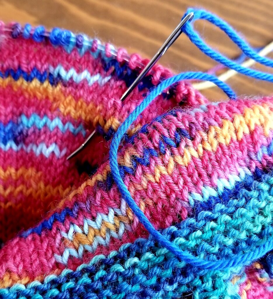 Finishing knitting