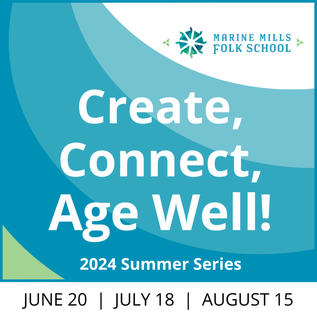 Create, Connect, Age Well graphic