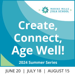 Create, Connect, Age Well graphic