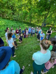 song circle Annie Leading.