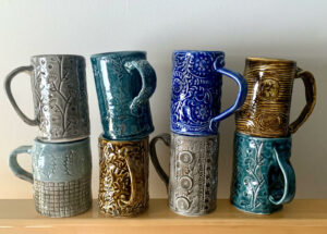 peg medcraft clay slab mugs