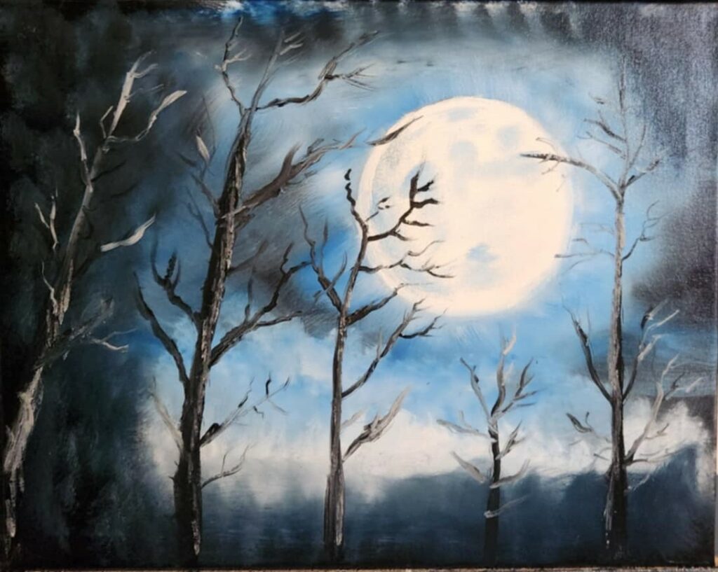 stay wild moon child klein painting