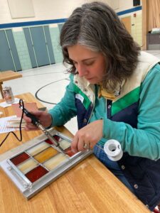 Stained Glass Window Class, John Hanson