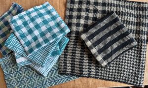 weave cocktail napkins rigid heddle